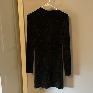 Black Sparking Hoco Mini Dress!